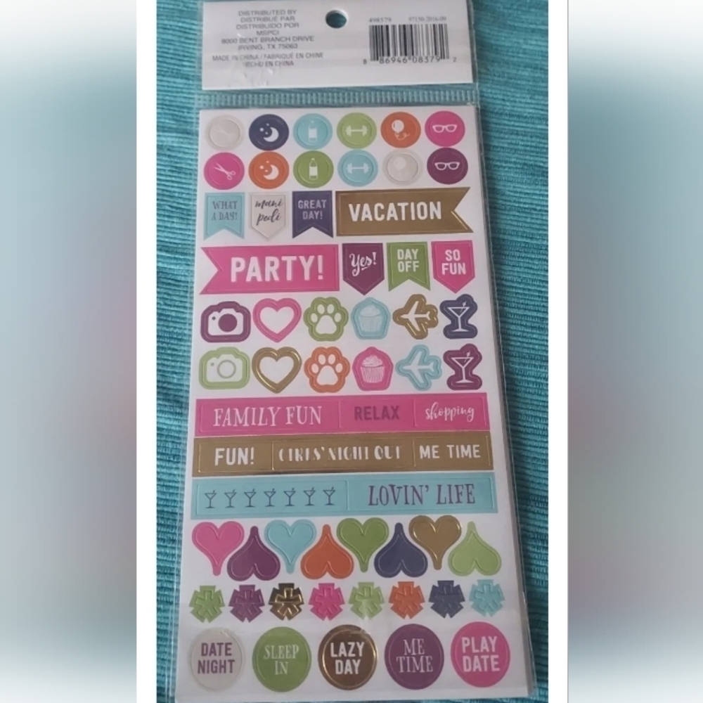 STICKERS' autocollants Pegatinas recollections 305 pc/pz